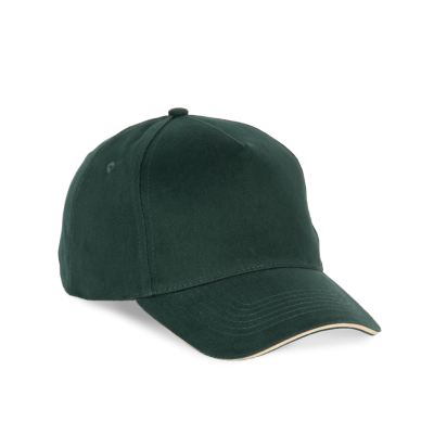 5 panels cotton sandwich cap